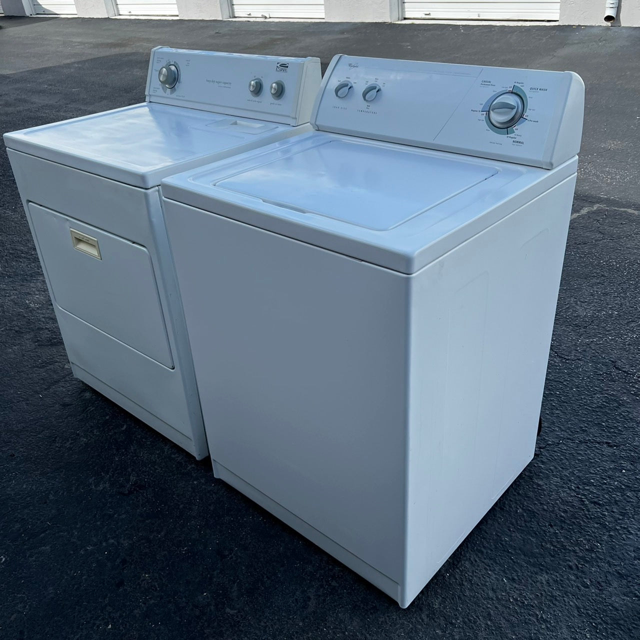 Whirlpool Washer and Estate Dryer Whirlpool Washer and Estate Dryer